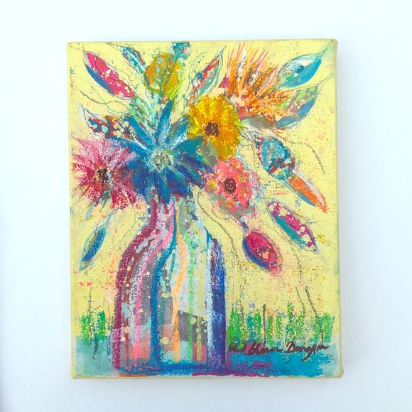 Original floral art - Picture 1 of 7